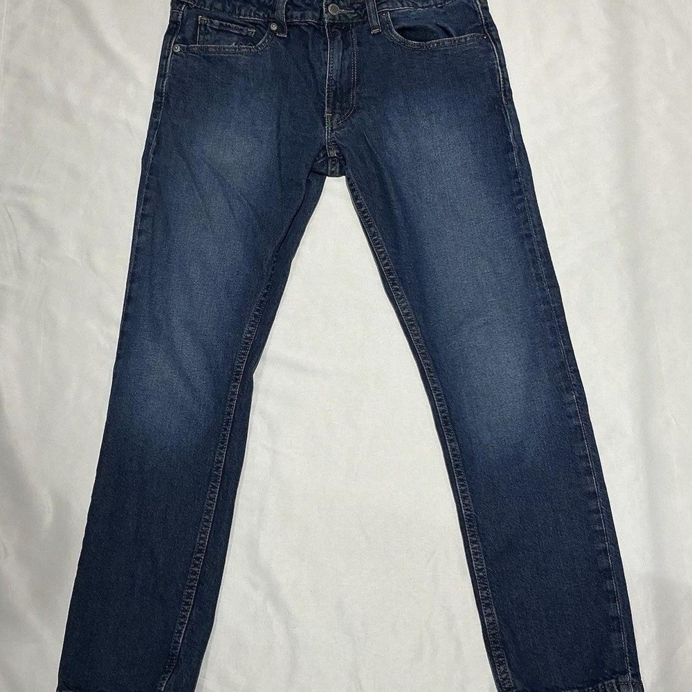 Bonobos Jeans Mens 31x30 Blue Dark Wash Tailored Fit Straight Casual Preppy